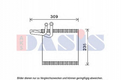 AKS DASIS 820371n -  Испаритель, кондиционер